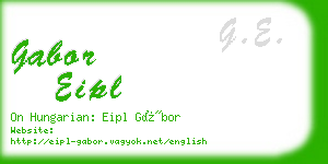 gabor eipl business card